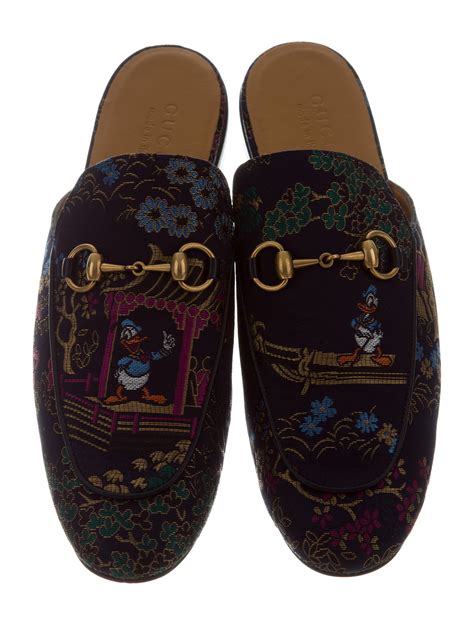 duck sauce gucci shoes|Gucci donald duck slippers.